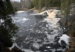 Рускеала. Водопады